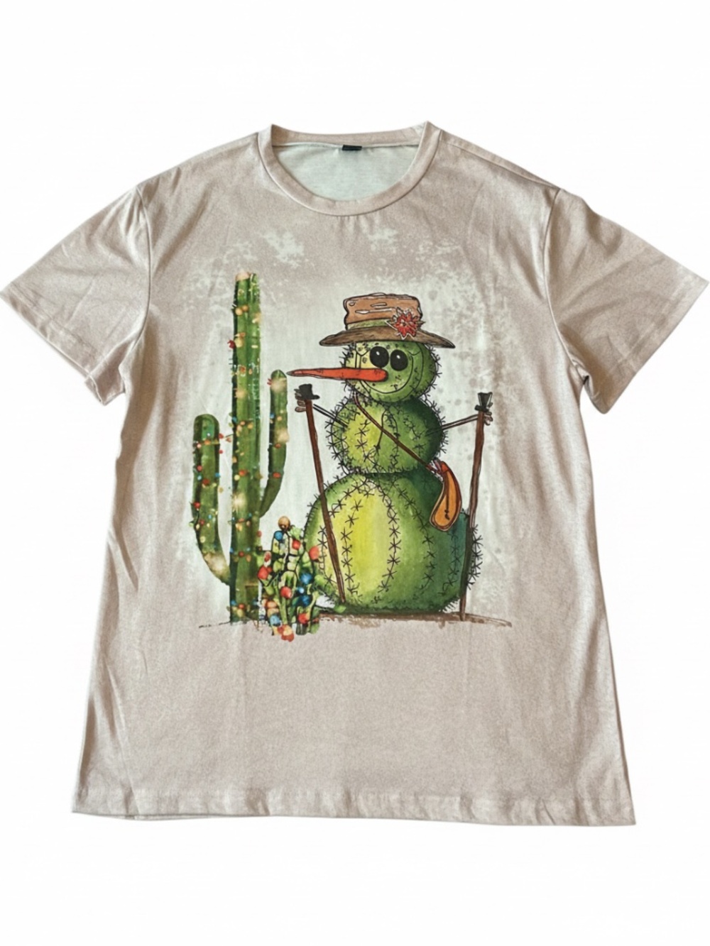 NWOT Woman’s Christmas cactus shirt